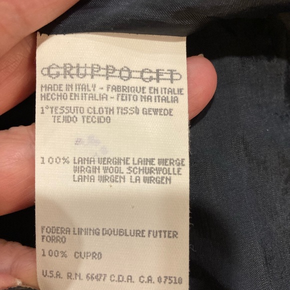 Vintage Ungaro Navy Blue Mid-length Dress - Picture 6 of 8